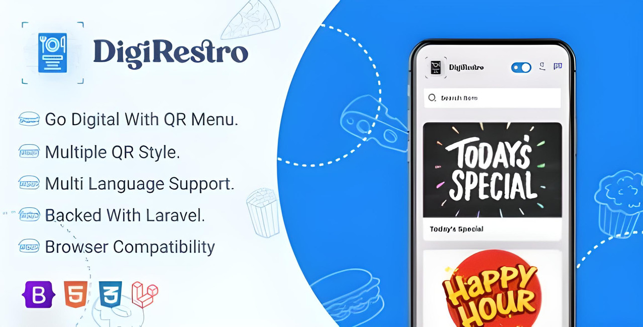 DigiRestro – Single Owner Multiple Restaurant QR Menu Generator PHP