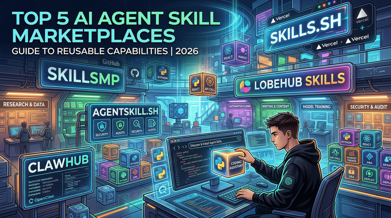 Top 5 AI Agent Skill Marketplaces: A Guide to Reusable AI Capabilities (2026)