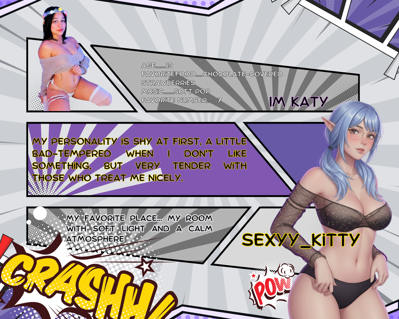 Purple and Red Illustrated Superhero Comic Strip (1)