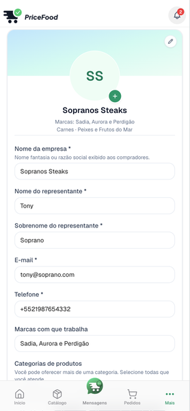 Etapa 3 — alterar foto de perfil