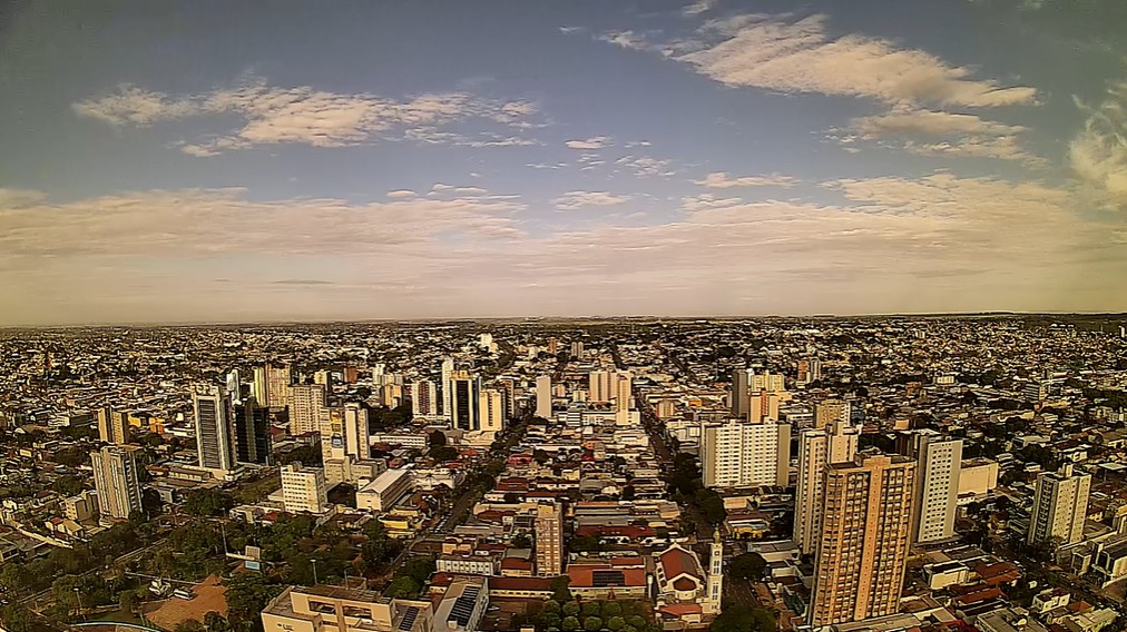 Campo Grande nesta manhã de quinta-feita