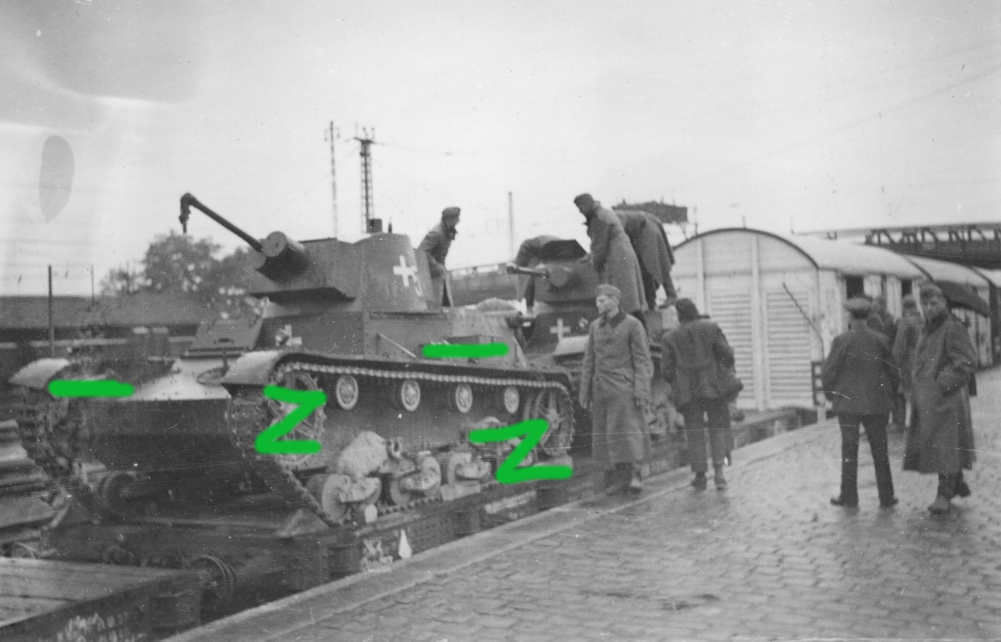 Polish tank 7TP in German service, Rossberg 1939