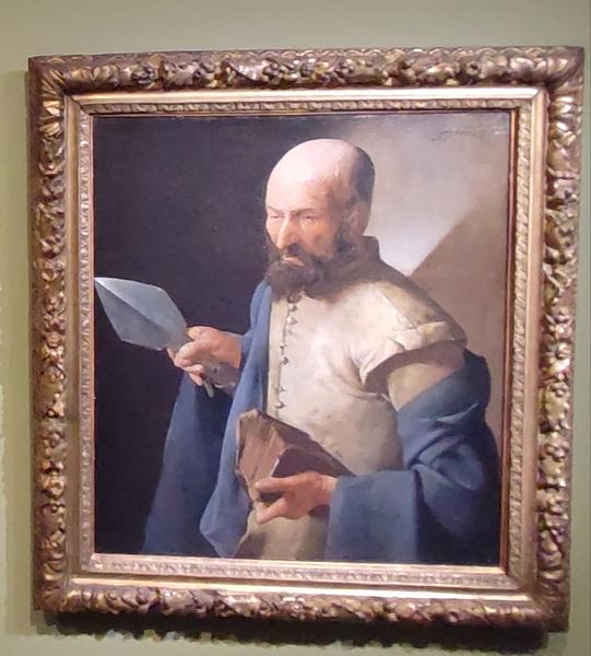 Exposiciones dos días antes del robo en el Louvre. - París: Exposición Jacques-Louis David, Sargent, Greuze y Georges de la Tour (177)