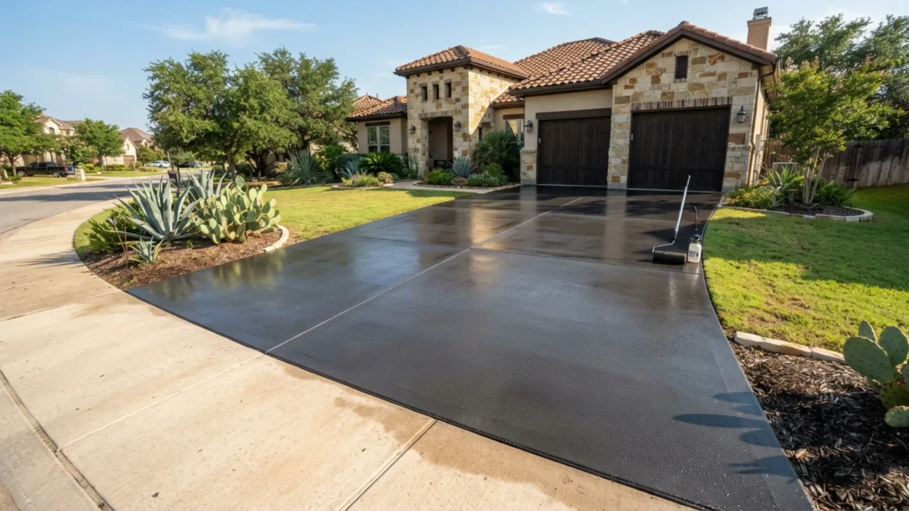 Concrete Driveway Sealing Maintenance San Antonio