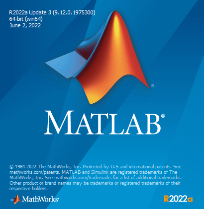 MathWorks MATLAB R2022a v9.12.0.1975300 Update 3 Only