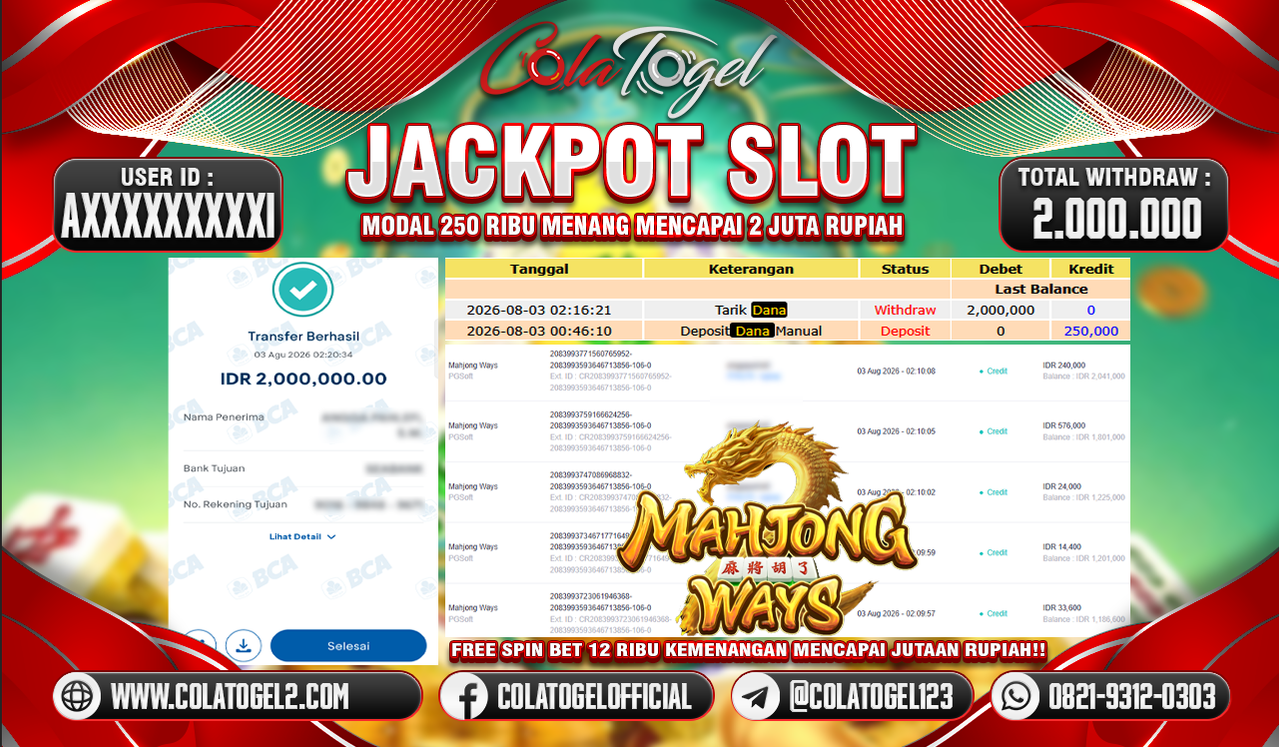 JACKPOT SLOT GACOR!!