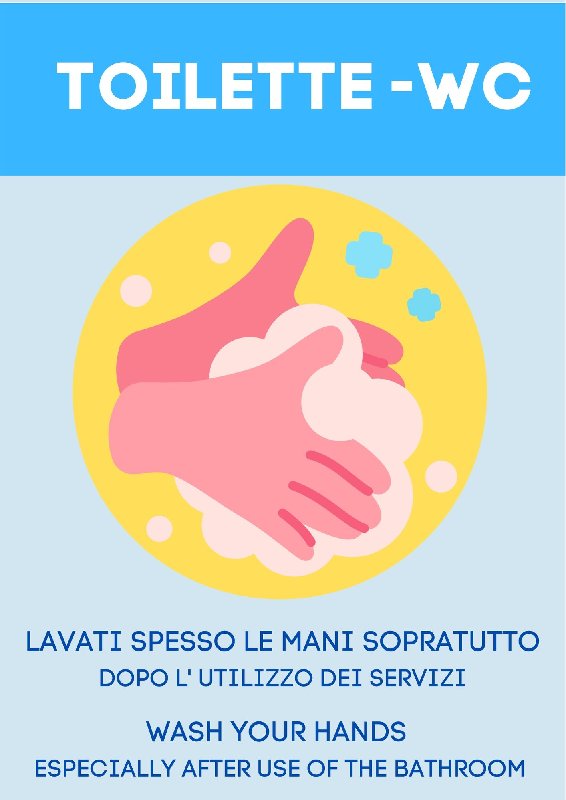 Indicazioni per la toilette