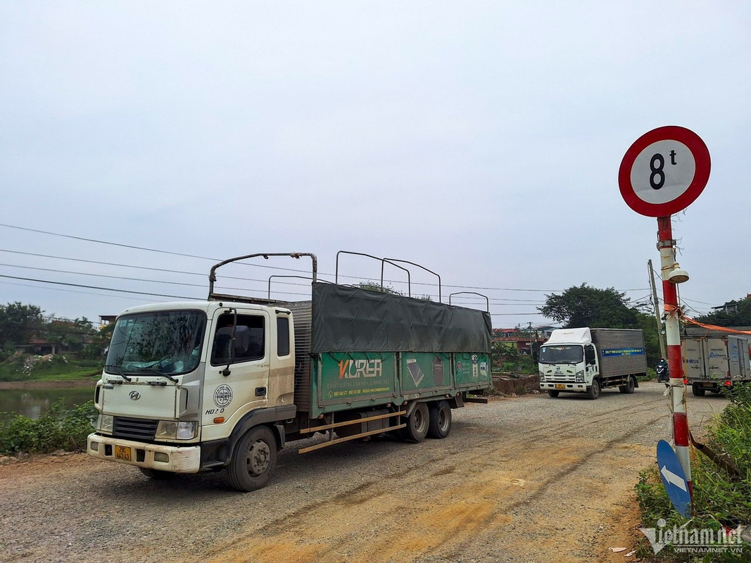 320240127091109 Bắc Ninh: Cầu trăm tỷ nối Từ Sơn - Yên Phong chậm tiến độ, dân phấp phỏng đi qua cầu tạm