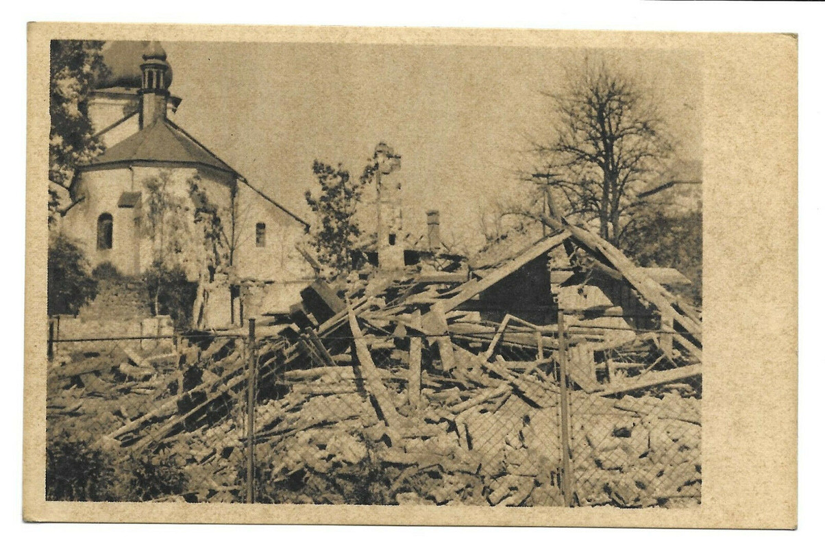 WW2 WÜSTPOHLOM  VELKÁ POLOM - ZERSTÖRTE STADT