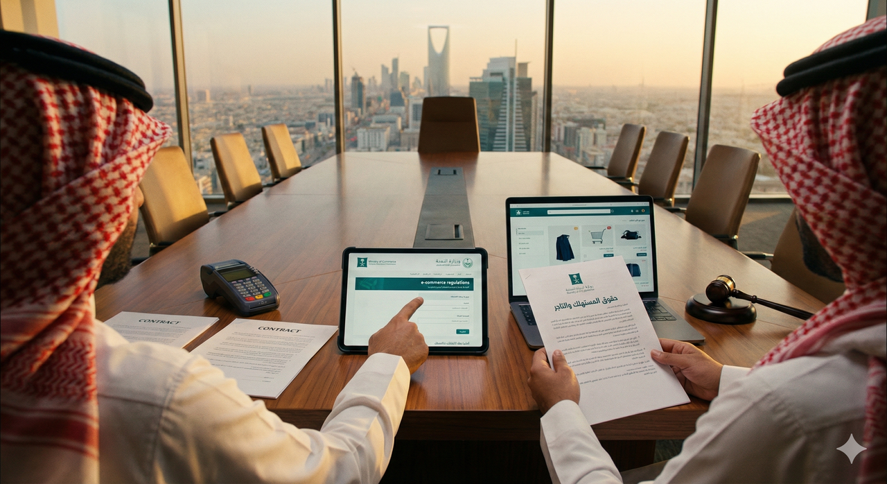 نظام التجارة الإلكترونية في السعودية: حقوق المستهلك والتاجر