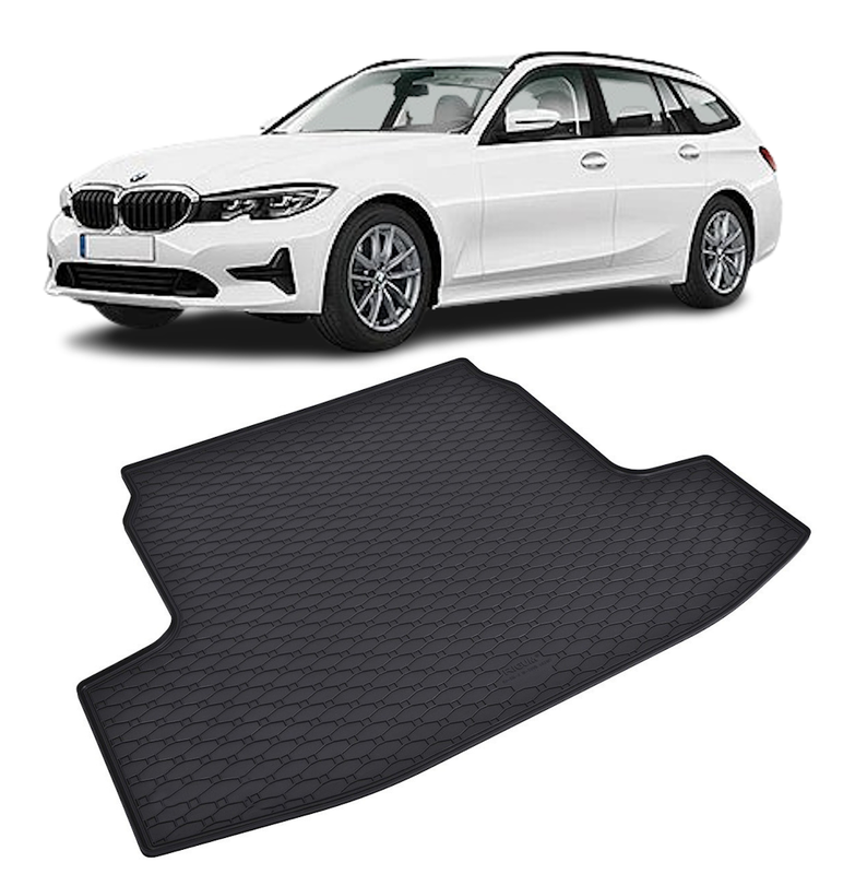 Tavita auto BMW Seria 3 Touring 2019-prezent, protectie portbagaj, Cri-Flo, din cauciuc 100%, compatibil cu autoturismul BMW Seria 3 Touring