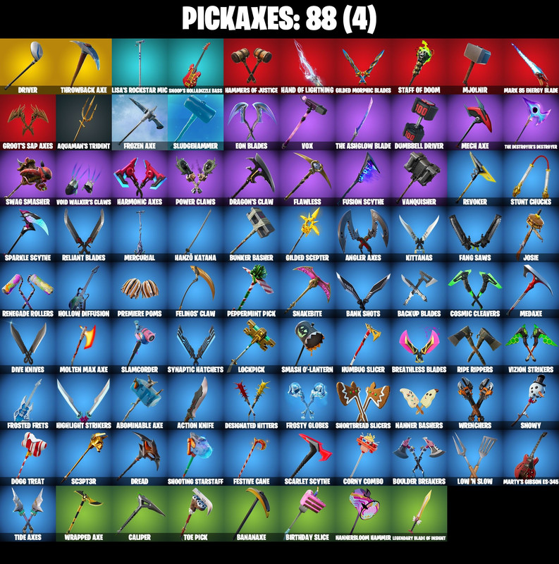pickaxes comp