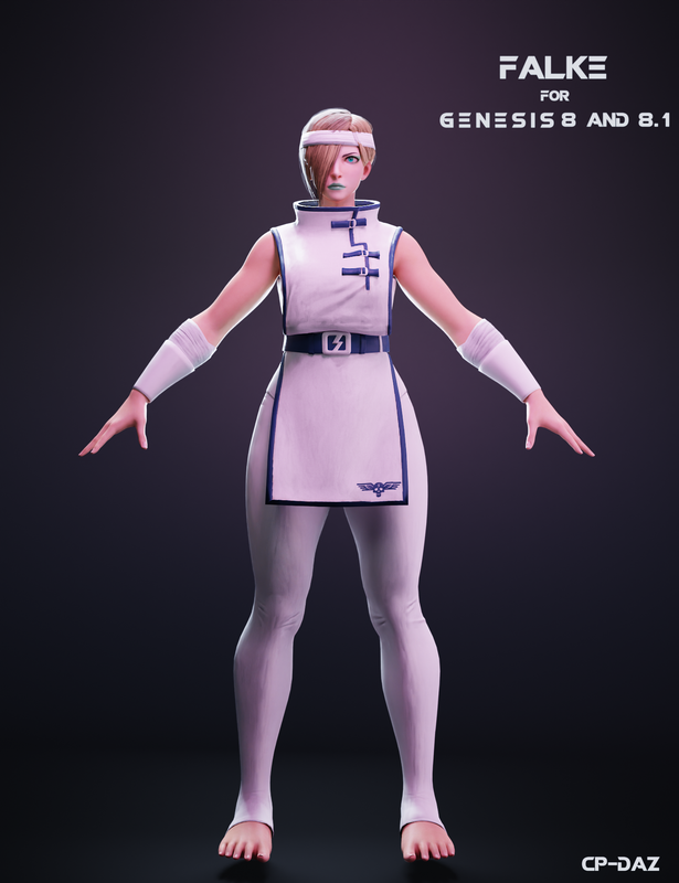 Falke For Genesis 8 And 8.1 Female