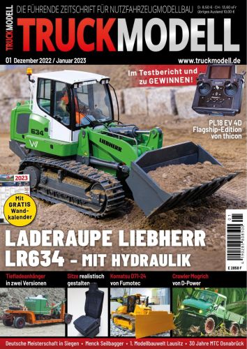 Cover: Truckmodell Magazin No 01 Dezember-Januar 2023