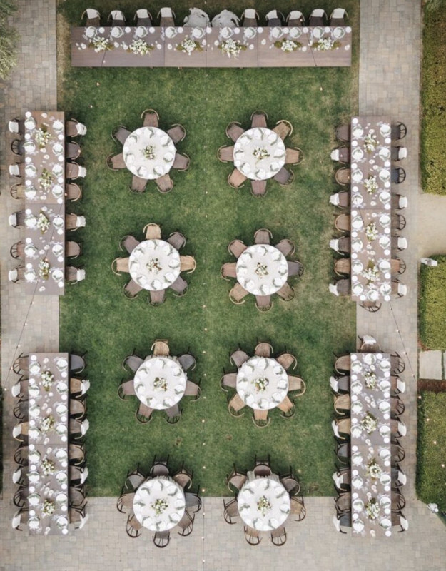 Grand entrance to a wedding event