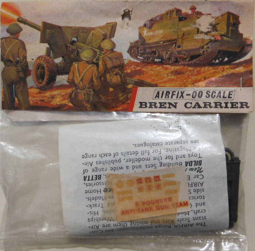 Airfix 76 Bren Carrier & 6 pdr Gun (A9V) T3D