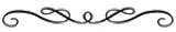 Divider - A black swirly divider