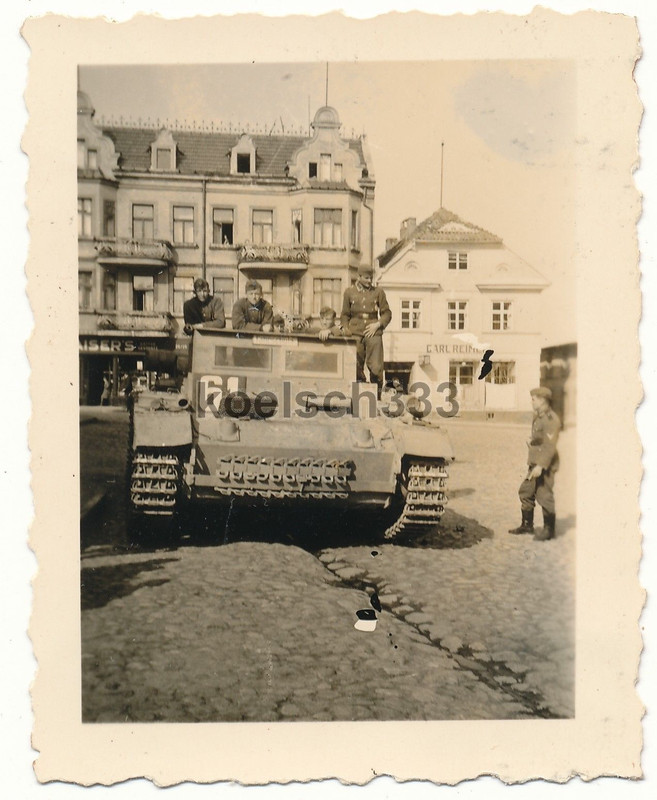 Fahrschulpanzer III Königsberg City Wehrmacht Pa