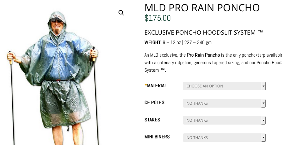 MLD Pro poncho