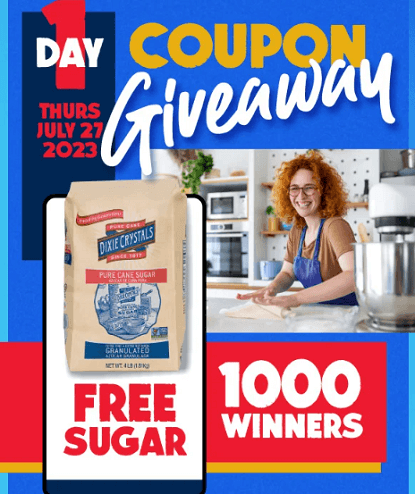 Enter to Win Dixie Crystals & Imperial Sugar Coupons (1,000 Winners) Enter to Win Dixie Crystals & Imperial Sugar Coupons (1,000 Winners)