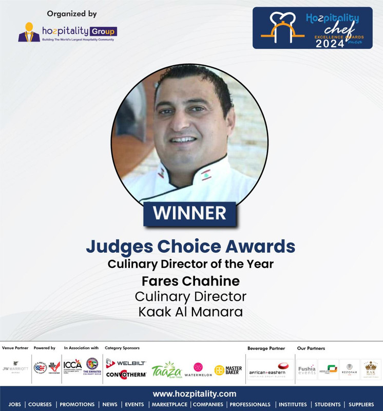 Awards Culinery Director of the year 2024