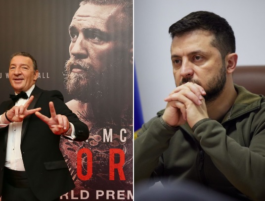 Бащата на Макгрегър към Зеленски: Затваряй си ш*баната уста