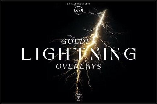 Golden Lightning Overlays - V33ZBCF
