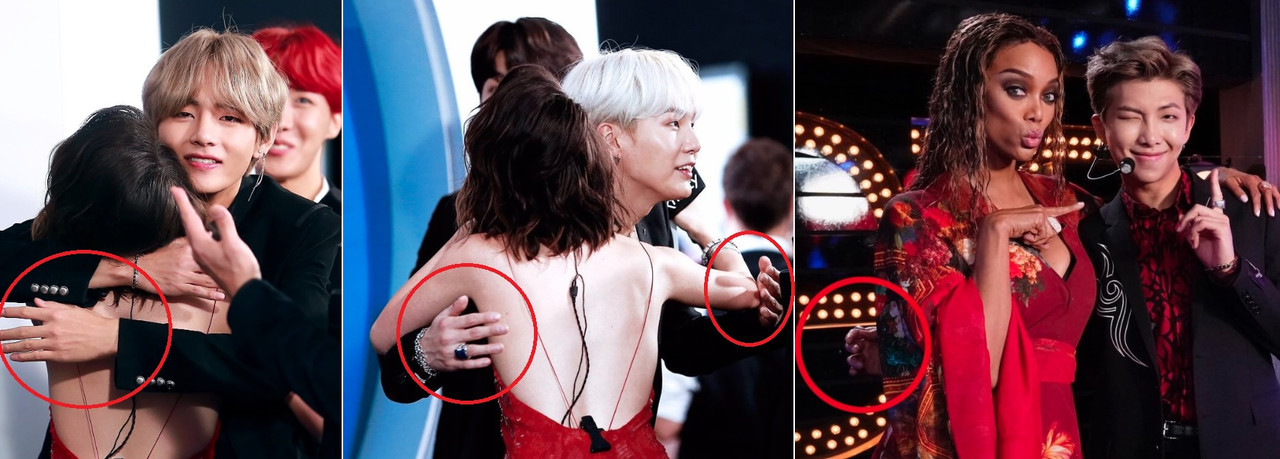 Manner hand para member BTS
