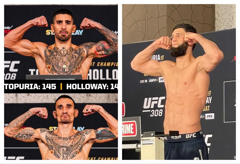 Кантар преди UFC 308: Главните битки са официални!