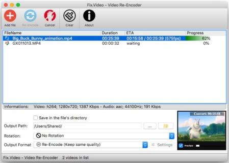 Video Re Encoder 1.32