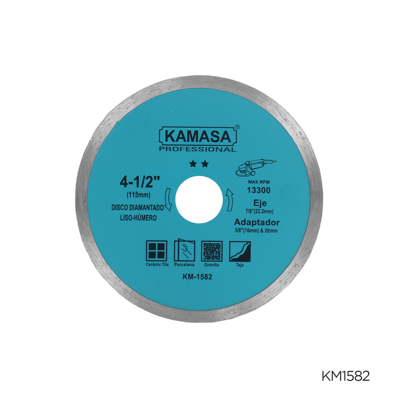 DISCO DIAMANTADO CONTINUO GRIS ** KAMASA