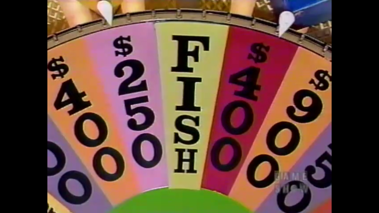 S7 E1181 1989 09 18 (David Brent Bill) R2 Wheel PRIZE FISH S6