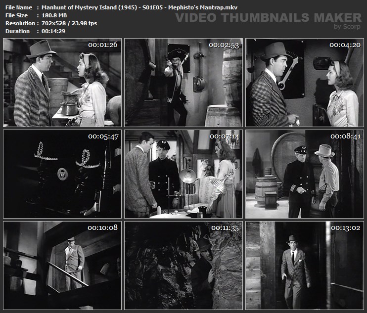 Manhunt of Mystery Island (1945) - S01E05 - Mephisto's Mantrap.mkv