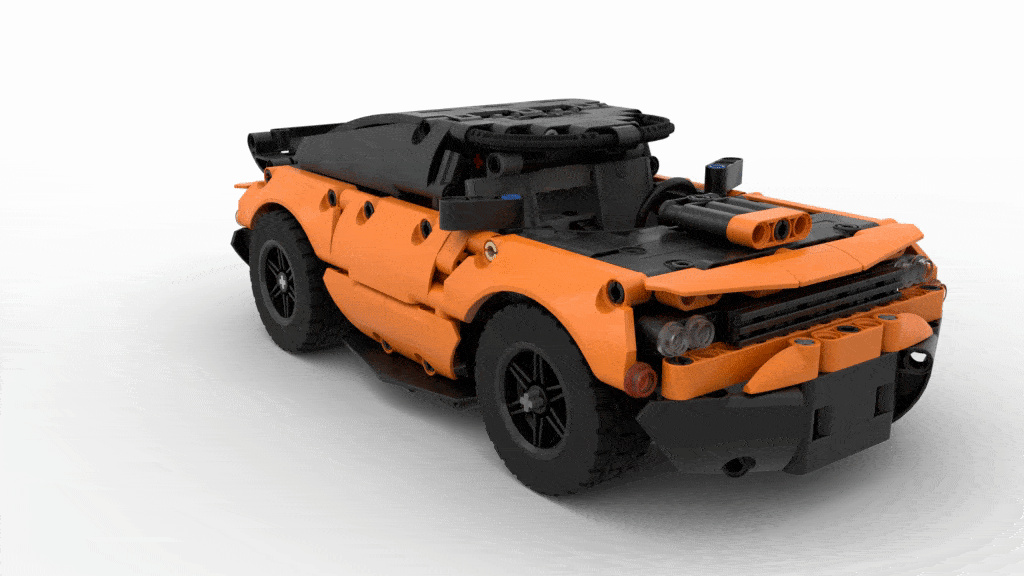 Lego Technic RC Compact Racer MOC FREE building instructions