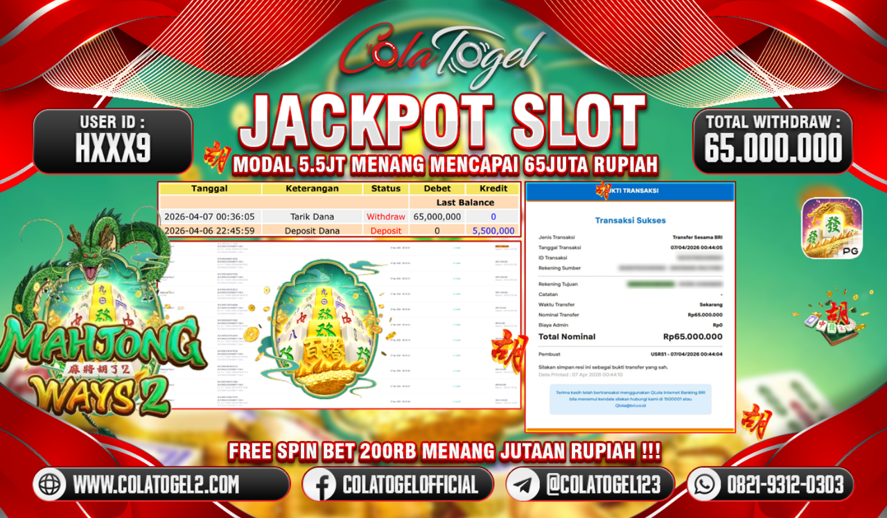 JACKPOT SLOT GACORR!!