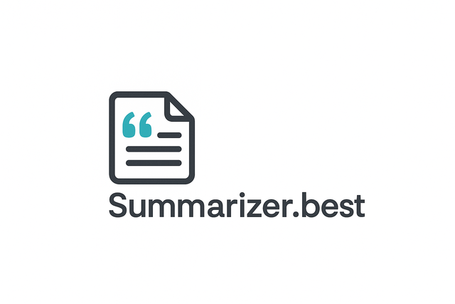 Summarizer.best - Бесплатный AI‑суммаризатор: кратко из длинных статей или текста по ссылке или вставке; поддерживает 20+ языков