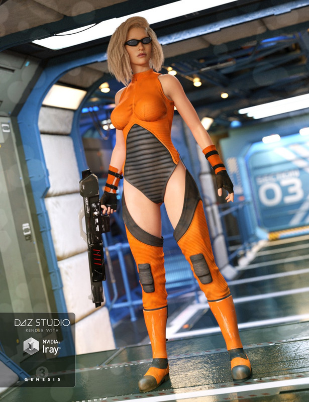 00 daz3d mech girl for genesis 3 female s