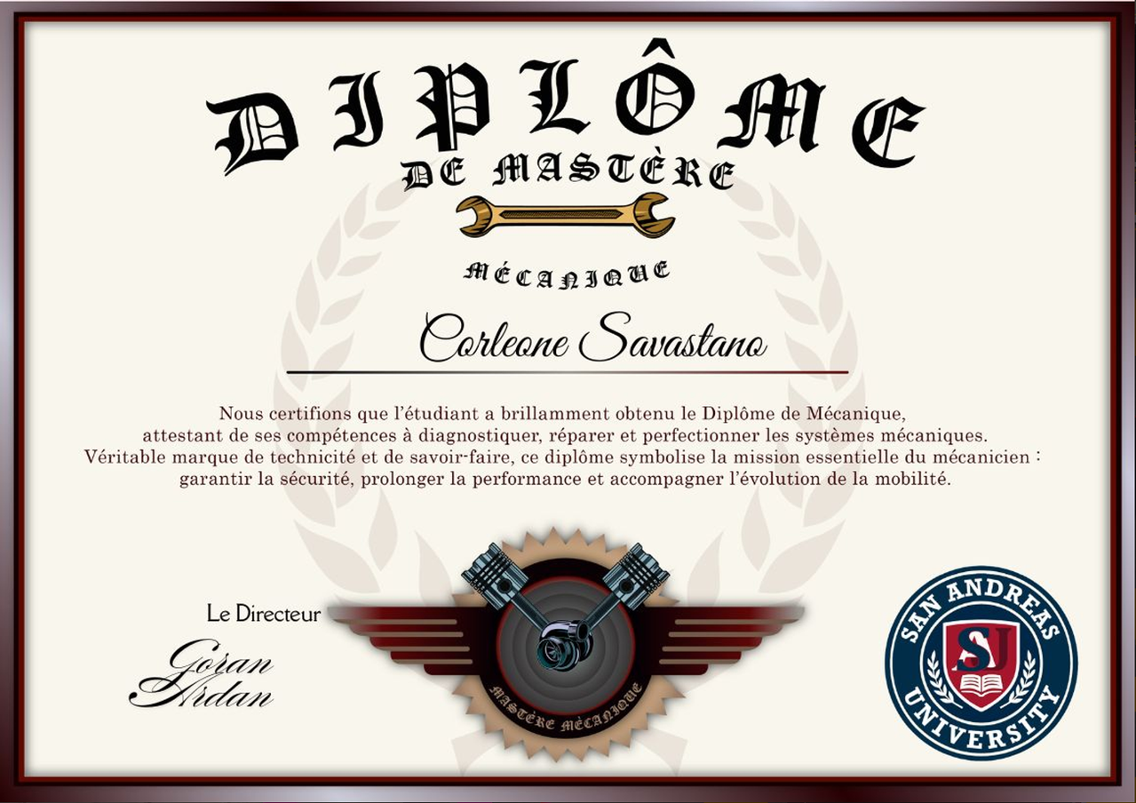diplome corleone