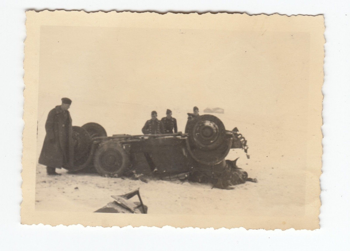 Luftwaffen Kübelwagen Unfall Überschlagen 1940