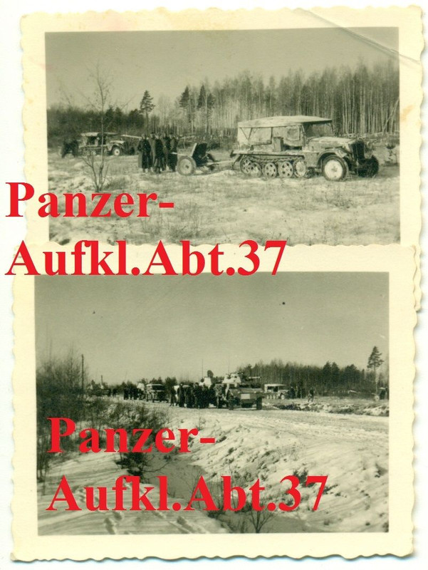 FOTO - Pz.Aufkl.A..37 - BEUTE-PANZER  SPÄHWAGEN 