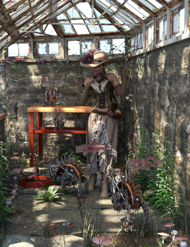 Steampunk feedingtime