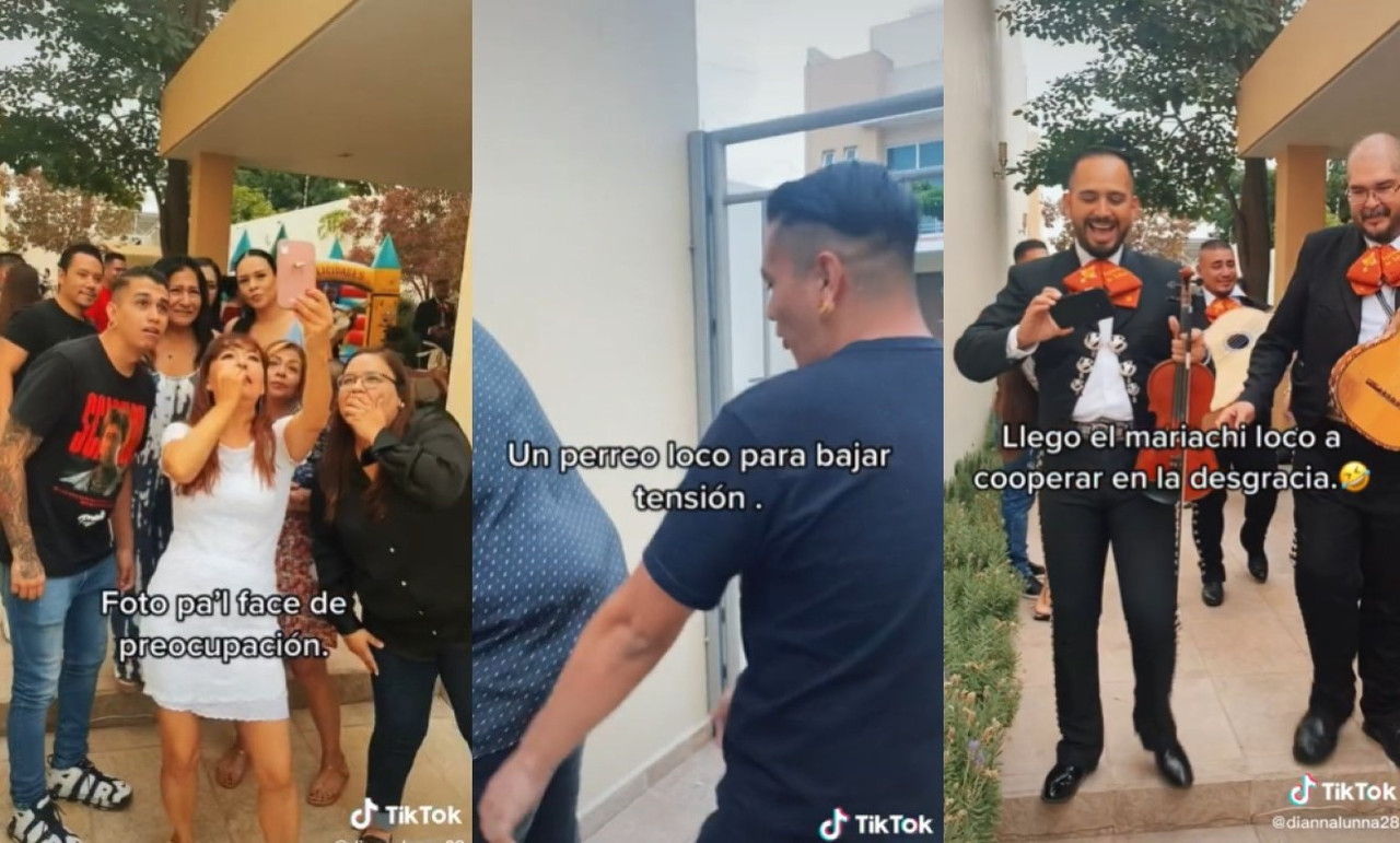 Abuelita se quedó encerrada en el baño y en pleno festejo de cumpleaños