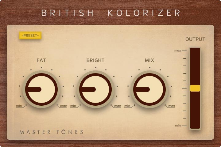 Master Tones British Kolorizer v1.1.0 MacOSX