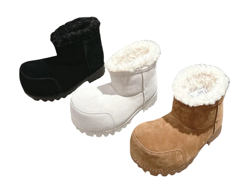 Balenciaga Alaska Fur Boots