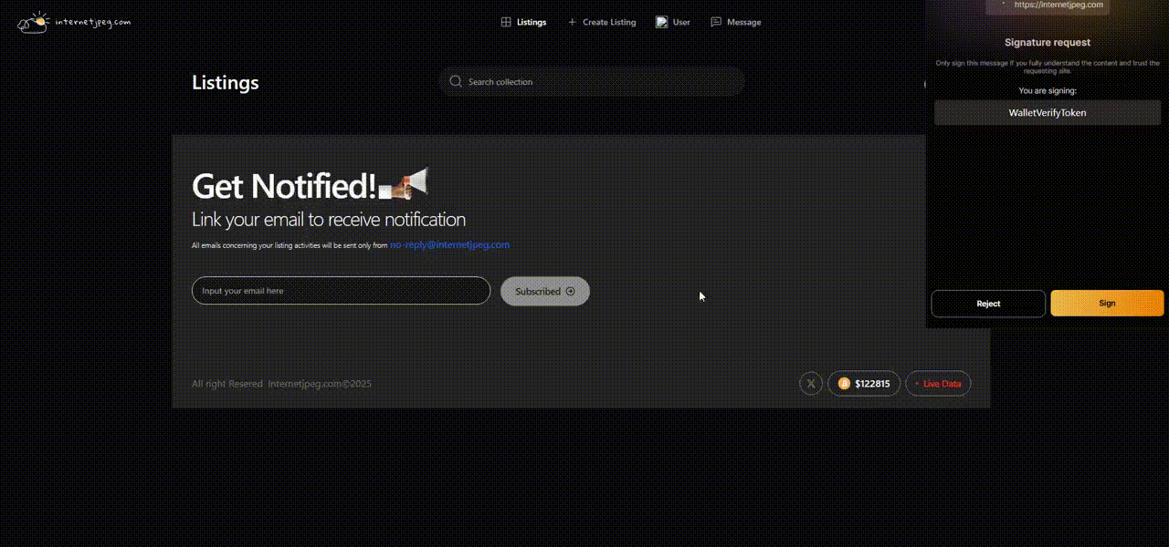 InternetJpeg - Ordinal Marketplace