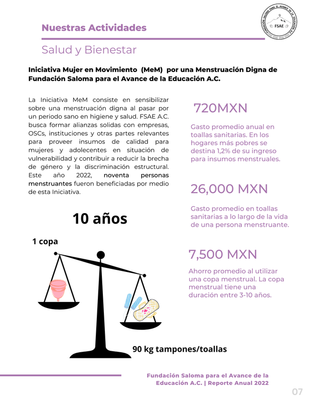 Nuestras Actividades Salud y Bienestar