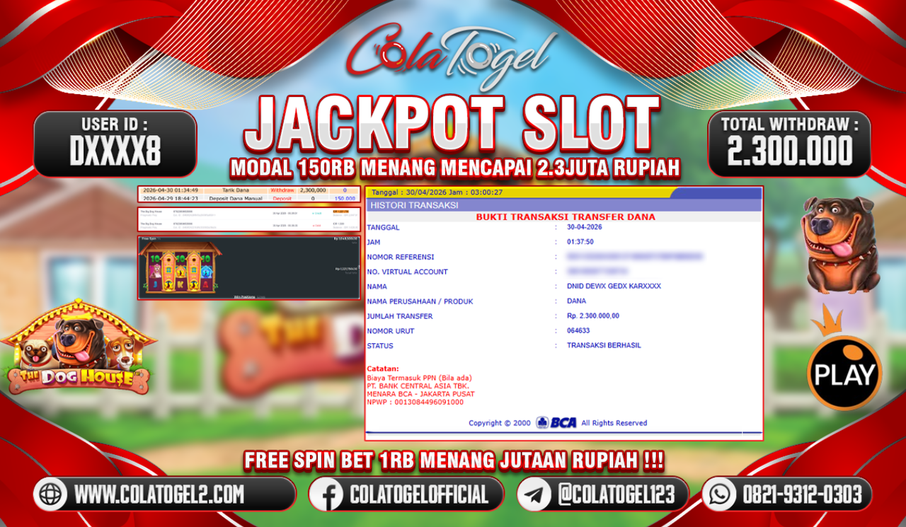 JACKPOT SLOT GACOR!!