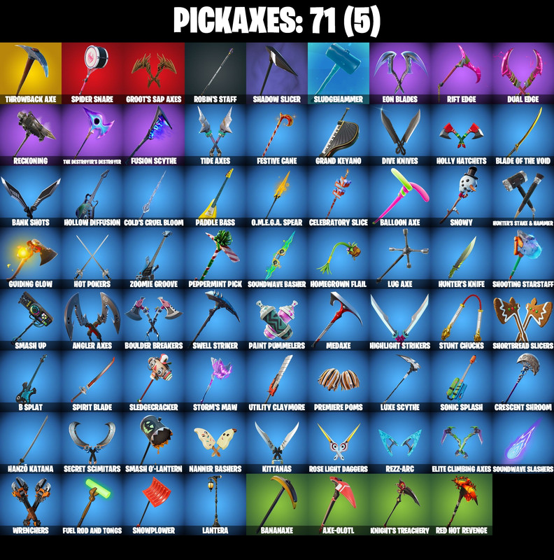 pickaxes comp