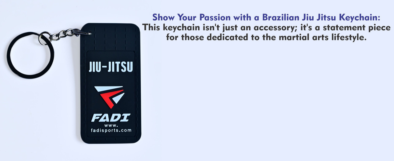 BJJ Belt Keychain Brown Rank