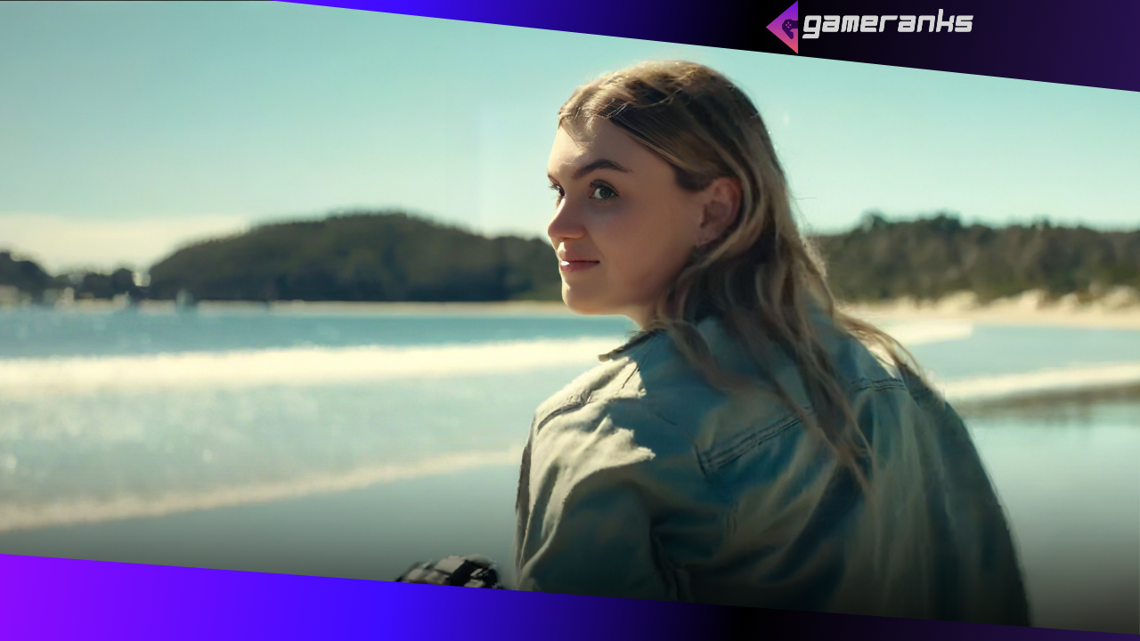 Paisagem da Tasmânia com penhascos e mar agitado